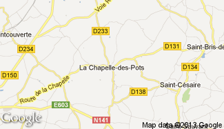 Plan de La Chapelle-des-Pots