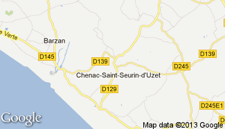 Plan de Chenac-Saint-Seurin-d'Uzet