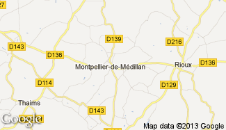 Plan de Montpellier-de-Médillan