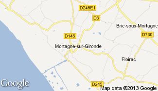 Plan de Mortagne-sur-Gironde