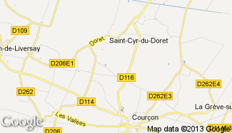 Plan de Saint-Cyr-du-Doret