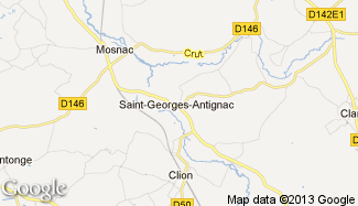 Plan de Saint-Georges-Antignac
