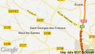 Plan de Saint-Georges-des-Coteaux