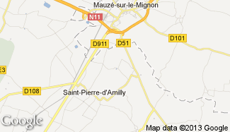 Plan de Saint-Pierre-d'Amilly