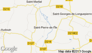 Plan de Saint-Pierre-de-l'Île