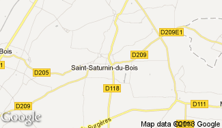 Plan de Saint-Saturnin-du-Bois