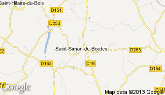 Plan de Saint-Simon-de-Bordes