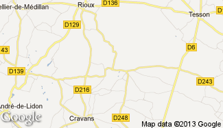 Plan de Saint-Simon-de-Pellouaille