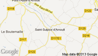 Plan de Saint-Sulpice-d'Arnoult