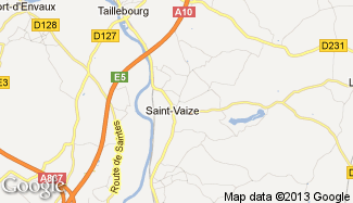 Plan de Saint-Vaize
