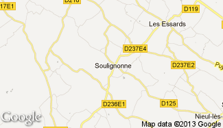 Plan de Soulignonne