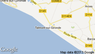 Plan de Talmont-sur-Gironde