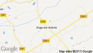 Plan de Augy-sur-Aubois