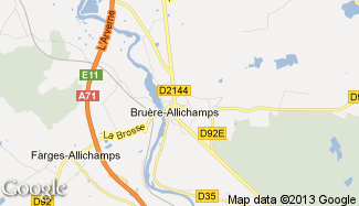 Plan de Bruère-Allichamps