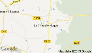 Plan de La Chapelle-Hugon