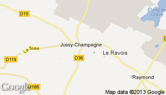 Plan de Jussy-Champagne