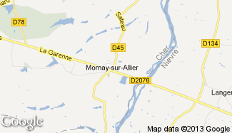 Plan de Mornay-sur-Allier