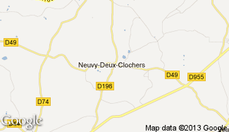 Plan de Neuvy-Deux-Clochers