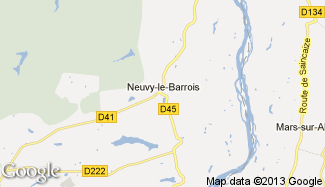 Plan de Neuvy-le-Barrois