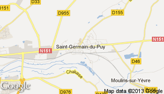 Plan de Saint-Germain-du-Puy