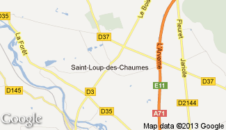 Plan de Saint-Loup-des-Chaumes