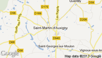 Plan de Saint-Martin-d'Auxigny
