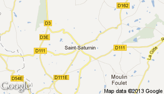 Plan de Saint-Saturnin