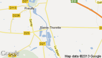 Plan de Sainte-Thorette