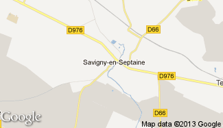 Plan de Savigny-en-Septaine