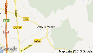 Plan de Uzay-le-Venon