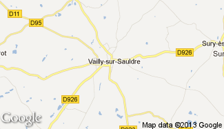 Plan de Vailly-sur-Sauldre