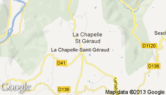 Plan de La Chapelle-Saint-Géraud