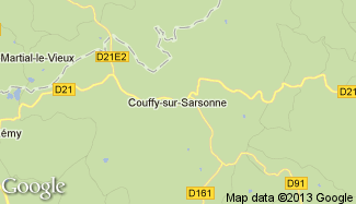 Plan de Couffy-sur-Sarsonne
