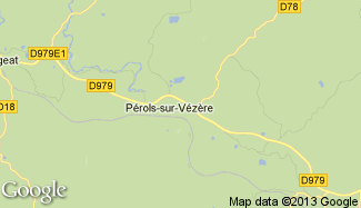 Plan de Pérols-sur-Vézère