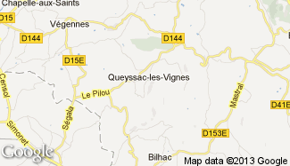 Plan de Queyssac-les-Vignes