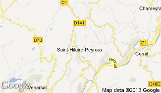 Plan de Saint-Hilaire-Peyroux