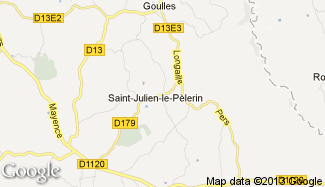 Plan de Saint-Julien-le-Pèlerin