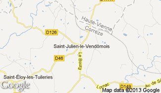 Plan de Saint-Julien-le-Vendômois