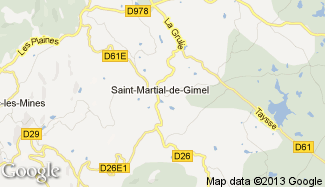 Plan de Saint-Martial-de-Gimel