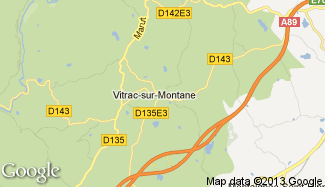 Plan de Vitrac-sur-Montane