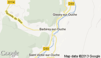 Plan de Barbirey-sur-Ouche