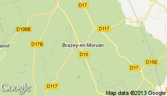 Plan de Brazey-en-Morvan