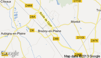 Plan de Brazey-en-Plaine