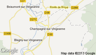 Plan de Champagne-sur-Vingeanne