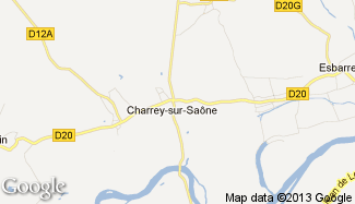 Plan de Charrey-sur-Saône