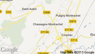 Plan de Chassagne-Montrachet