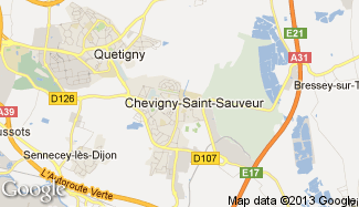 Plan de Chevigny-Saint-Sauveur