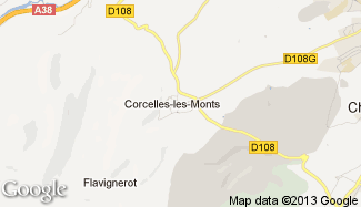 Plan de Corcelles-les-Monts