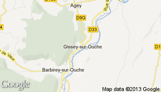 Plan de Gissey-sur-Ouche