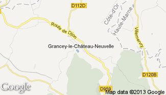 Plan de Grancey-le-Château-Neuvelle